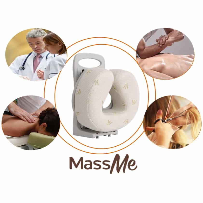 appui-tête massage et soins professionnel